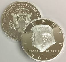 2017 President Donald Trump Silver EAGLE Coin